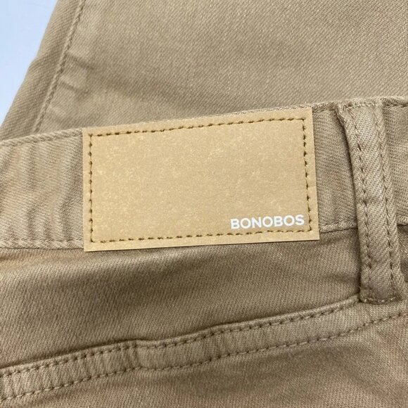 NEW BONOBOS Travel Casual Denim Jeans Size 35x30 – San Antonio Khaki, Straight - Picture 2 of 6